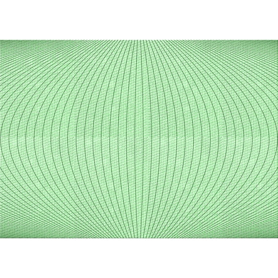Ahgly Company Indoor Rectangle Patterned Mint Green Area Rugs, 7' x 10'