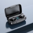 thumbnail image 3 of Seitruly Auriculares compatibles con Bluetooth con estuche de carga Correr Jogging Ejercicio Fitness Auriculares intrauditivos Auriculares Cables de audio/vídeo Negro, 3 of 6