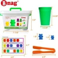thumbnail image 2 of BMAG 90 Pcs Counting Bears with Sorting Cups Preschool Toys for Kids Child Number Color Recognition, 2 of 7