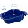 thumbnail image 2 of Big Foot Bath Plastic Tray | Rinse Your Feet Before Entering a Swimming Pool or a Spa | Keeps Debris From Pool  Filters | Anti-Slip Bottom for Safety | Made of Long-wear Durable Plastic, 2 of 4