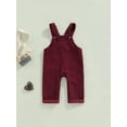 thumbnail image 4 of Bagilaanoe Toddler Baby Girl Boy Corduroy Jumpsuit Sleeveless Suspender Romper Overalls 1T 2T 3T 4T 5T Kids Long Pants Casual Outfits, 4 of 8