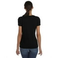 thumbnail image 2 of The Fruit of the Loom Ladies' HD Cotton V-Neck T-Shirt - BLACK - 2XL, 2 of 2