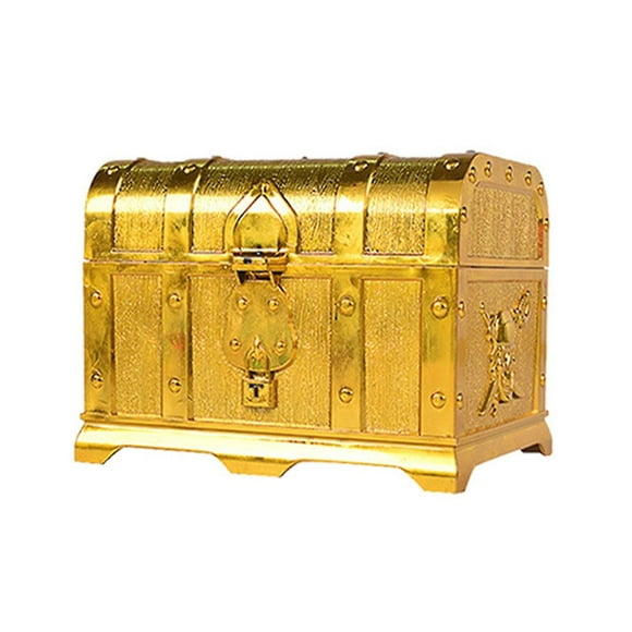 Kids Pirate Treasure Chests Toy Box Party Favor Home Decoration Toy Storage