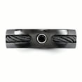 thumbnail image 4 of Edward Mirell Black Ti Cable & Black Spinel w/Sterling Silver Bezel Band EMR231, 4 of 8