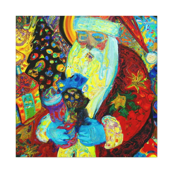 Santa Claus in Color - Canvas