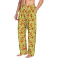 thumbnail image 2 of Uemuo Crab Lobster Pattern Men's Wide Leg Palazzo Lounge Pants with Pockets Light Weight Loose Comfy Casual Pajama Pants-Small, 2 of 9
