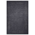 thumbnail image 2 of Rugsotic Carpets Handmade Rugs Hand Knotted Loom Rectangle 3'x5' Charcoal Wool for Indoor Use, 2 of 11