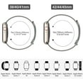 thumbnail image 4 of REQO Metal Band for Apple Watch Bands Series 10 9 8 7 6 5 4 3 2 1 SE Ultra Ultra 2 for Women Men, Stainless Steel Metal Replacement Wristband for iWatch 38mm 40mm 41mm 42mm 44mm 45mm 46mm 49mm, 4 of 7