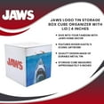 thumbnail image 7 of JAWS Logo Tin Storage Box Cube Organizer with Lid | 4 Inches, 7 of 7