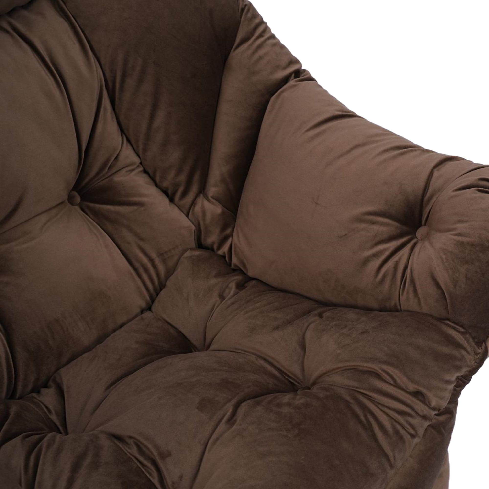 Kadyn Living Room Chairs, Single Sofa Chairs with Armrests and A Side Pocket, Brown Armchair, Chair with Ottoman Set Kadyn Living Room Chairs, Single Sofa Chairs with Armrests and A Side Pocket, Brown Armchair, Chair with Ottoman Set