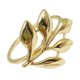 thumbnail image 4 of Anillos de servilleta Forma de hoja Servilleteros de banquete Decoración de metal Hebillas de toalla, Oro 12pcs Scienceny HA005464-01, 4 of 7
