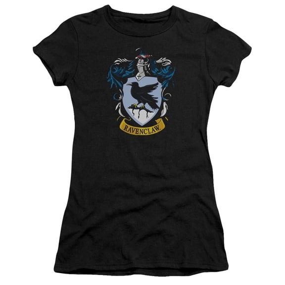 Harry Potter Ravenclaw Crest S/S Junior Women's T-Shirt Sheer Black