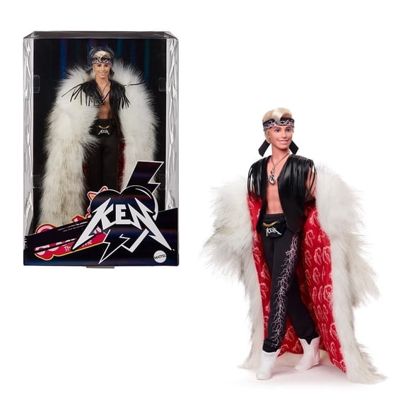 Muñeco de Colección Barbie La Película Ken Abrigo Blanco