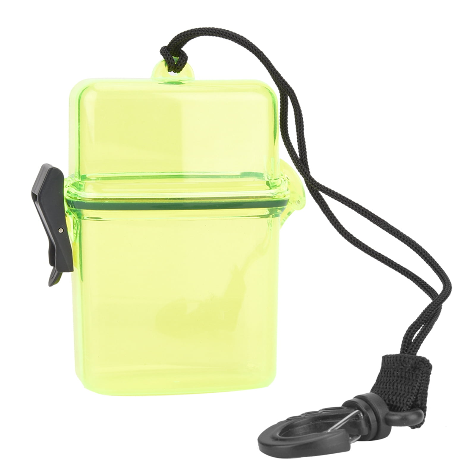 Kayak Sealing Box, Underwater Plastic Transparent Floating Watertight Case  Waterproof Diving Sealing Dry Storage Box with Rope Hook for Surfing Canoe  Kayak[Yellow] 