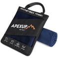 thumbnail image 1 of Toalla APEXUP 183x102 cm de microfibra de secado rápido azul marino, 1 of 8