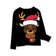 thumbnail image 4 of Bnwani Christmas Long Sleeve Toddler Shirts Boys Crew Neck Tops 3-4t, 4 of 6