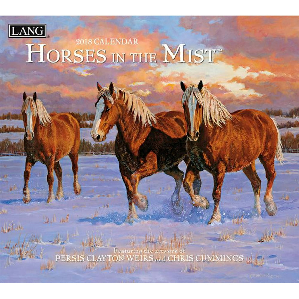 Horses in the Mist 2018 Wall Calendar (Other)