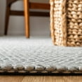 thumbnail image 4 of SAFAVIEH Marbella Lorenzo Striped Area Rug, Light Grey/Ivory, 8' x 10', 4 of 10