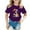 Purple, variant on WOYY Toddler Girls Graphic T Shirt Cartoon Cat Print Short Sleeve T-Shirt, Black