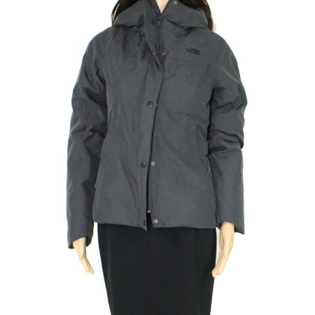Womens Jacket Full-Zip Buttoned Hooded XS