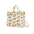 thumbnail image 7 of FORMRS Womens Corduroy Tote Bag Crossbody Shoulder Handbag with Pocket, Orange, 7 of 7