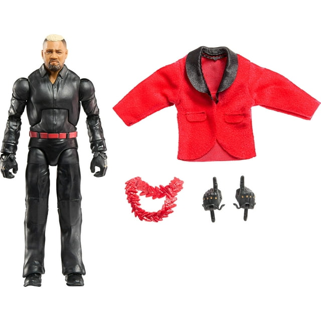 Figura de acción Mattel WWE Elite Series #118 Solo Sikoa de 6 pulgadas