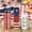 H, variant on Cififendec 3Pcs Patriotic Distressed Wooden Decor, Vintage Red White Blue Tabletop Centerpiece for Kitchen Dining Table & Farmhouse Mantel Holiday Ornament