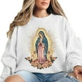 thumbnail image 2 of Our Lady of Guadalupe Sweatshirt – Virgin Mary Catholic Feast Day Pullover, Religious Church Wear, Christian Faith Apparel, Spiritual Gift for Men and Women, 2 of 7