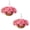 Pink, variant on Lifelike Artificial Geranium Flowers Set with Hanging Baskets – 24 Bundles Silk Geraniums – Indoor Outdoor Home Decor – Durable Natural Fiber Basket – Perfect for Porch, Patio, Garden – White