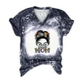 thumbnail image 5 of EQWLJWE Women Autism Mom Life Messy Bun T Shirts Funny Cute Graphic Tees Casual Loose Short Sleeve Tops, 5 of 5
