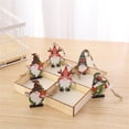 thumbnail image 6 of JYYYBF 4Pcs Christmas Tree Ornament, Cute Decorative Hanging Wood Ornament Art Craft for Christmas Party, 6 of 7