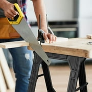 Hyper Tough Hyper Stack 350 lb Capacity Foldable Polypropylene Sawhorse, 31