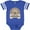 Football Blue and White, variant on Inktastic I Love My Chihuahua dog Boys or Girls Baby Bodysuit