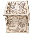 thumbnail image 4 of Greeting Card Organizer Boxes, 11.8 x 9.5 x 8.9in DIY Wooden Couple Deer Wedding Card Case with Key Lock Sign in Box Decoration Box for Gift Boys Girls, 4 of 8