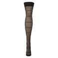 thumbnail image 3 of MeMoi Women's Variegated Sheer Stripe Over The Knee Socks - Womens - Female, 9-11, Ivory, 3 of 6