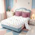 thumbnail image 3 of Erosebridal Modern Stripes 7pcs Queen Bedding,Linear Geometric Print Bedding Comforter Set Queen,Polkadot Reversible, 3 of 7