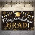 thumbnail image 1 of TIMIFIS Home Decor Large Class Of Graduate Banner Decorations Congratulations Banner Graduation Party Photograph Background Decorations Office DecorFall, 1 of 6