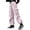 Pink, variant on Cargo Pants Girls Casual Girls Elastic Waist Drawstring Cargo Pants Girls Baggy Cargo Pants Wide Leg Girls Pants Girls 5-6 Years Pants