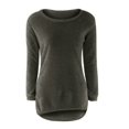thumbnail image 5 of Duoif Sweaters for Women Trendy Womens Casual Solid Long Sleeve Jumper Sweaters Blouse Women's Sweaters Womens Tops Army Green M, 5 of 5