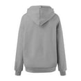 thumbnail image 5 of Tiweut Casual Tops Women Hoodies Hoodie Basic Pullover Sweatshirt Soft Comfortable Long Sleeve Hoodie All Season Blouse for Ladies,Z1 Grey,3XL, 5 of 6