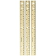thumbnail image 2 of Fiskars 12-Inch Wooden Ruler 3-Pack, 2 of 5