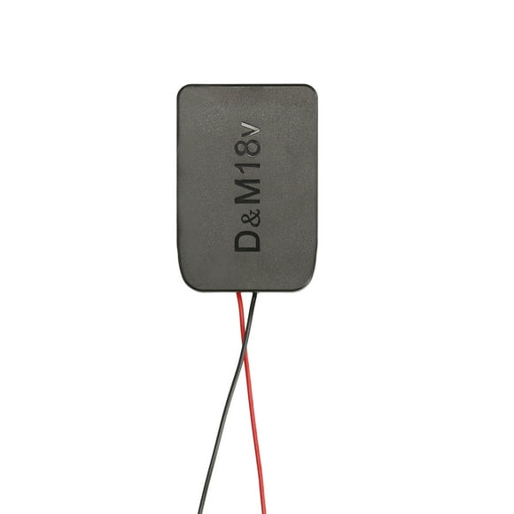 Graflsoa Adaptateur Universel de Batterie au Lithium 18V-20V pour Disques d'Alimentation DIY, Compatible avec les Outils Dewalt, Milwaukee, Bosch et Makita, Matériau ABS Noir.