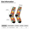 thumbnail image 6 of Uemuo Dancing African Womans Pattern Women's Crew Socks, Soft Durable Breathable Moisture-Wicking with Odor Control Cotton socks, 6 of 9