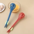 thumbnail image 4 of Multifunctional Egg Beater 2 In 1 Food Clip & Egg Whisk Substantian Egg Beater Whisks Cooking Mixer Food Clip Bread Clip Handheld Blende For Cooking Mixing Barbecue Mini Christmas Better Chef Hand, 4 of 9