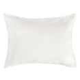 thumbnail image 1 of Pemberly Row Transitional Woven Stitch Design Cotton White Standard Sham, 1 of 6