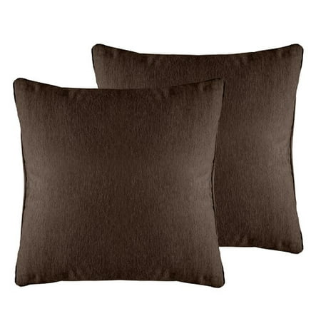 Veratex, Inc. Luxe Chenille Throw Pillow (Set of 2) - Walmart.com