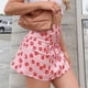 thumbnail image 5 of Falda casual estampada Falda mini de cintura alta Faldas cortas para mujer (Rosa S) FLhrweasw Para estrenar, 5 of 9