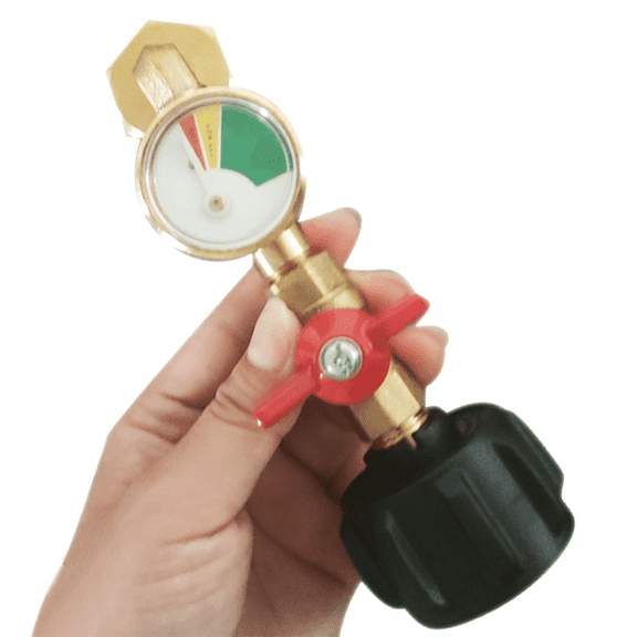 FACEGA Propane Refill Adapter Luminous Feature 1 Lb Propane Tank Easy Inflation Propane Adaptation 1Lb Propane Tank Refill Adapter,Style1