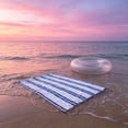 thumbnail image 6 of Sand Resistant Beach Towel - Quick Dry Microfiber Beach Towel 60x30 Inches Sandproof Pool Towels, Thin Lightweight Compact for Travel Swimming Bath for Adults Women Men, 6 of 7