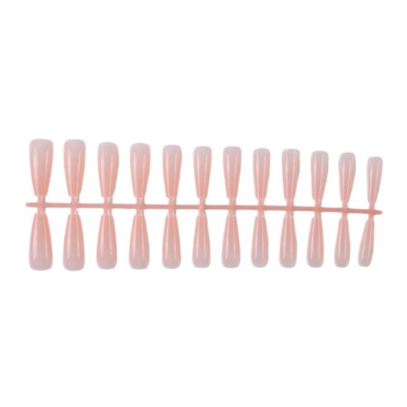 Vogacara 24 piezas de prensa extra larga en las uñas DIY uñas acrílicas elegantes francesas resistentes a los arañazos Type3 NO3